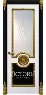 238 Самара Черно белая Патина Золото