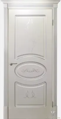 Двери шпон Валенсия 2 Эмаль все цвета