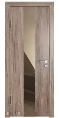 510 Орех седой светлый/зеркало Бронза