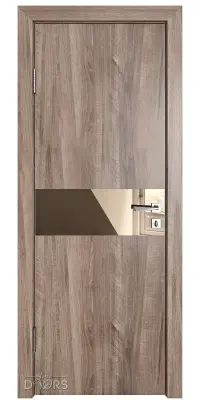 509 Орех седой светлый/зеркало Бронза