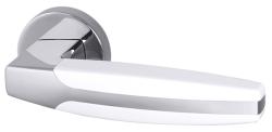 Ручка Armadillo (Армадилло) раздельная R.URB52.ARC (ARC URB2) CP/White-14 хром/белый