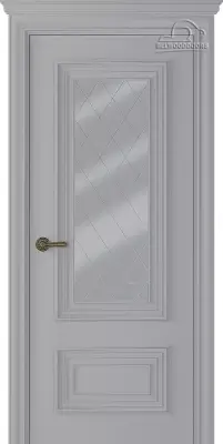 Палаццо 2 со стеклом Эмаль светло-серый