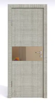 501 Серый дуб/зеркало Бронза