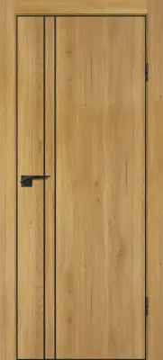 P-20 черный молдинг PET, кромка ABS черная c 4-х ст. Дуб золотистый