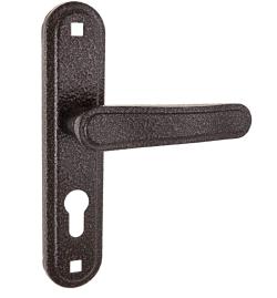 Ручка дверная Absolyute (Абсолют) на планке РФ1-55/03А (медь антик)