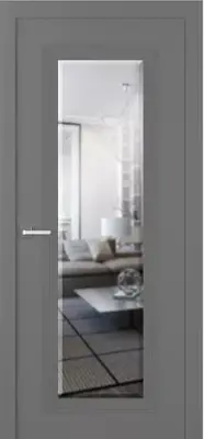 Либра 1 глухая Эмаль графит