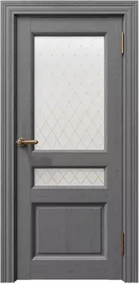 Двери экошпон Соренто (Sorrento) 80014 Атрацит Soft touch