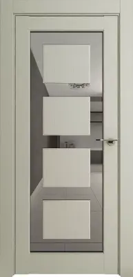 Двери экошпон Нео (Neo) 00001 Светло-серый Серена