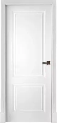 Двери эмаль Богемия белая эмаль