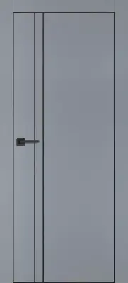 PX-20 черная кромка с 4-х ст. Серый матовый