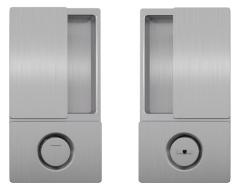 B30002.02.32 AGB (АГБ) Ручка WAVE под WC (мат хром), для раздвижных дверей