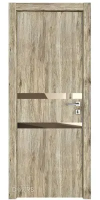 513 Рустик натуральный/зеркало Бронза