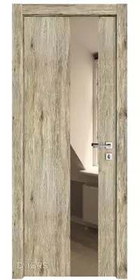 504 Рустик натуральный/зеркало Бронза