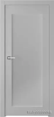 Кремона 1 со стеклом Эмаль светло-серый