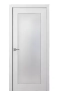 Стелла 1 со стеклом Эмаль белый