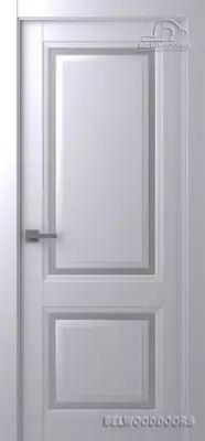 Аурум 2 со стеклом Эмаль светло-серый