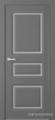 Платинум 3/1 со стеклом Эмаль графит