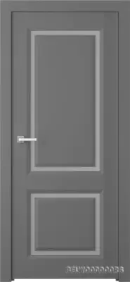 Платинум 2 со стеклом Эмаль графит