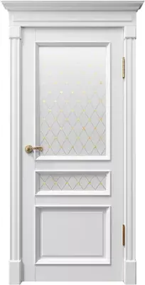 Двери экошпон Римини (Rimini) 80003 Белый Серена