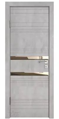 515 Бетон светлый/зеркало Бронза