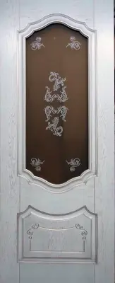 Двери эмаль Флоренция 1 Эмаль белая