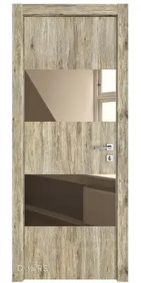 508 Рустик натуральный/зеркало Бронза