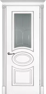 Смальта 03 Белый ral 9003 патина серебро