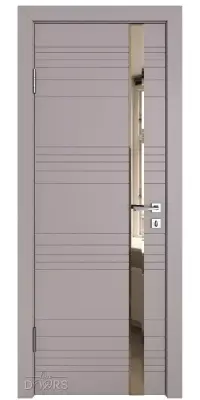 514 Серый бархат/зеркало Бронза