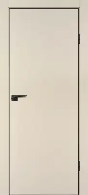 P-1 кромка ABS черная c 4-х ст. Бежевый матовый