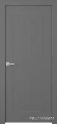 Белла 1 глухая Эмаль графит