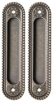 Ручка Armadillo (Армадилло) для раздвижных дверей SH.CL152.010 (SH010/CL) AS-9 античное серебро