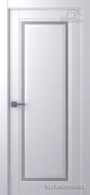 Аурум 1 со стеклом Эмаль белый