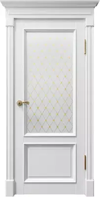 Двери экошпон Римини (Rimini) 80002 Белый Серена