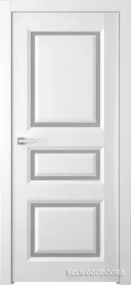 Платинум 3/1 со стеклом Эмаль белый