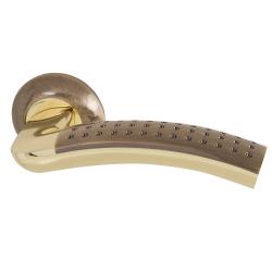 Ручка Armadillo (Армадилло) раздельная R.LD54.Libra26 (Libra LD26) AB/GP-7 бронза/золото