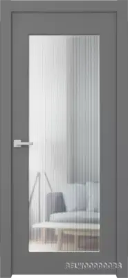 Белла 1 со стеклом Эмаль графит