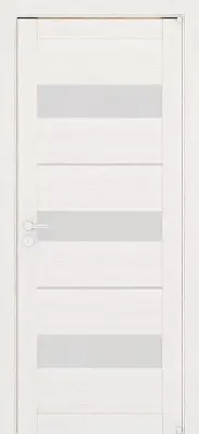 Двери экошпон LIGHT 2126 Белый велюр