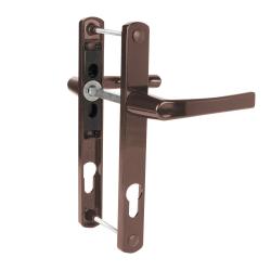 Ручка Punto (Пунто) на планке HANDLE.85.25.67-75 RAL 8017 коричневый