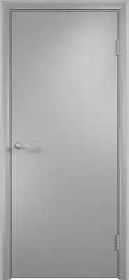 Дверное полотно гладкое ДПГ Серый