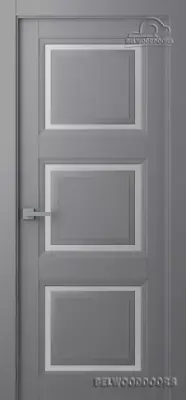 Аурум 3 со стеклом Эмаль графит