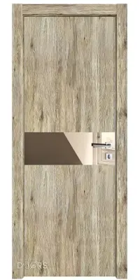 509 Рустик натуральный/зеркало Бронза