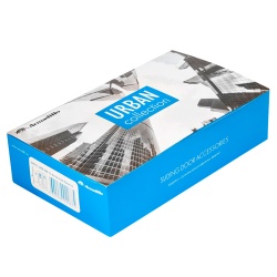 Защелка Armadillo (Армадилло) с ручками для раздвижных дверей SH.URB153.KIT011-BK (SH011 URB) BL-26 черный