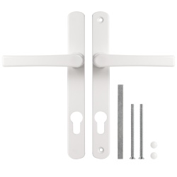 Ручка Punto (Пунто) на планке HANDLE.92.25.67-75 RAL 9016 белый