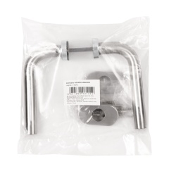 Ручка Fuaro (Фуаро) раздельная R.DSS201-0201P/19 INOX 201 (овальное основание)