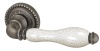 Ручка Armadillo (Армадилло) раздельная R.CL55.Silvia (Silvia CL1) AS/СRP-109 античное серебро/кракелюр