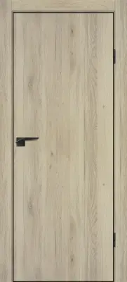 P-1 кромка ABS черная c 4-х ст. Дуб молочный