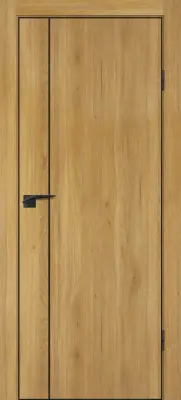 P-21 черный молдинг PET, кромка ABS черная c 4-х ст. Дуб золотистый