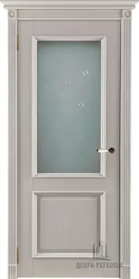 Массив дуба Афина Эмаль слоновая кость