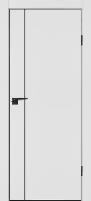 P-21 черный молдинг PET, кромка ABS черная c 4-х ст. Белый матовый