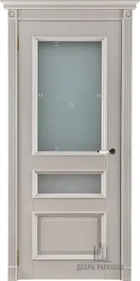 Массив дуба Афродита Эмаль слоновая кость